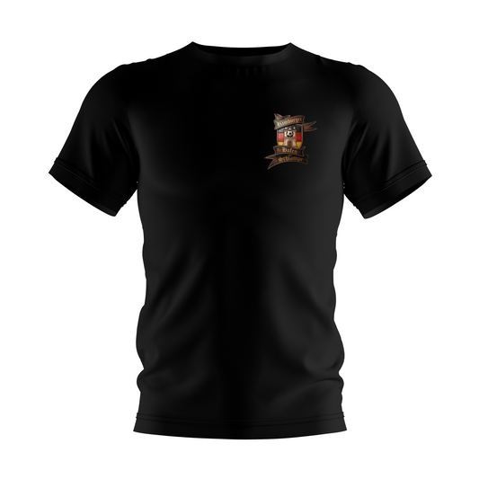 T-Shirt "Hafenschlampe Deutschland" Schwarz