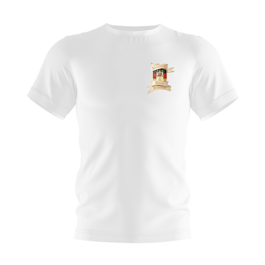T-Shirt "Hafenschlampe Deutschland" Weiß