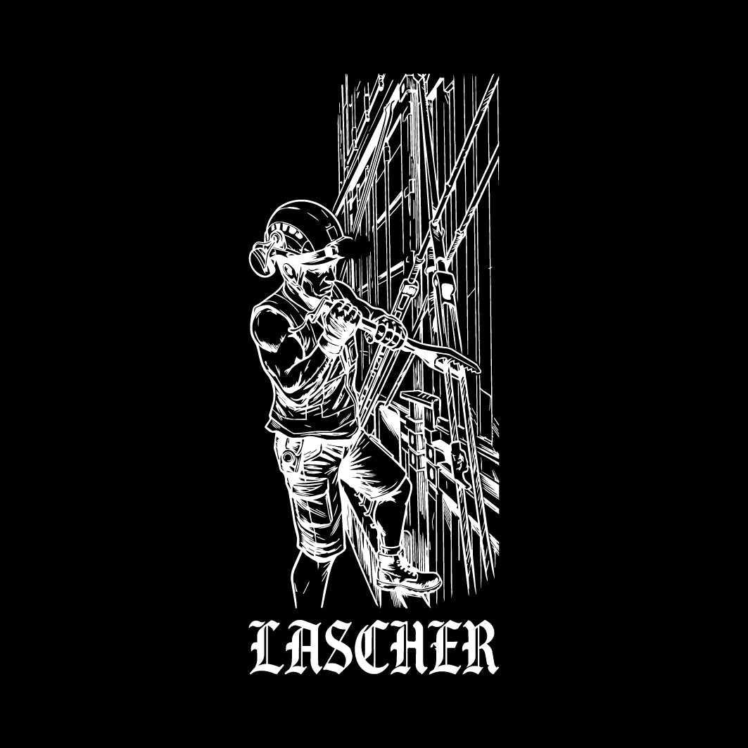T-Shirt "Lascher" schwarz