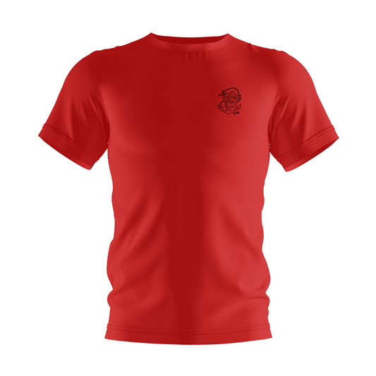 T-Shirt "Lascher" Rot/Schwarz