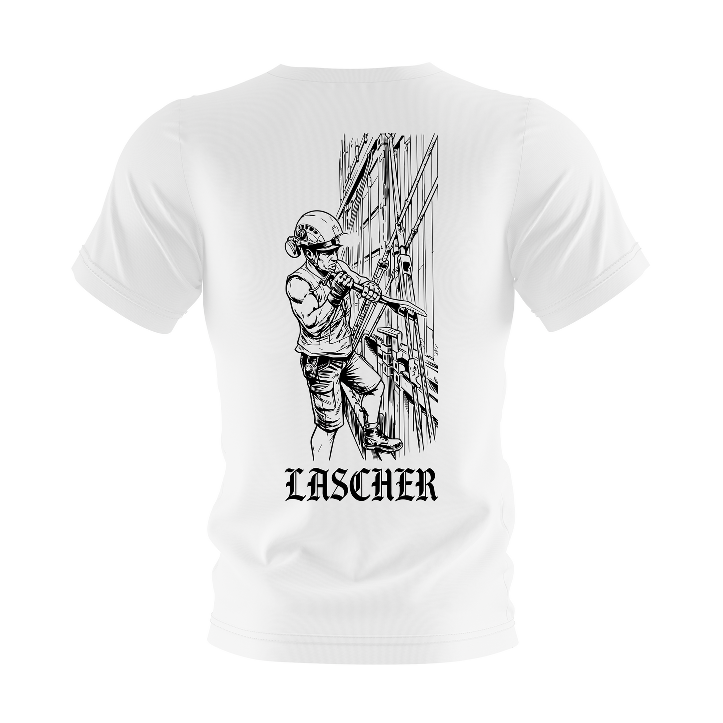 T-Shirt "Lascher" Weiß