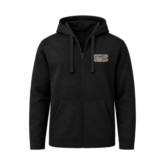 Hoody Zip "Container x Lascher" Schwarz