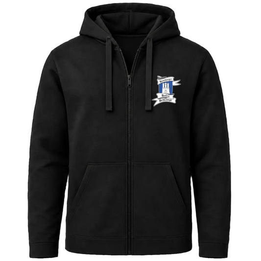 Hoodie Zip "Der Dino" Schwarz