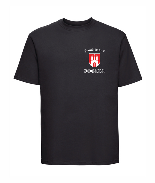 T-Shirt "Proud" Schwarz